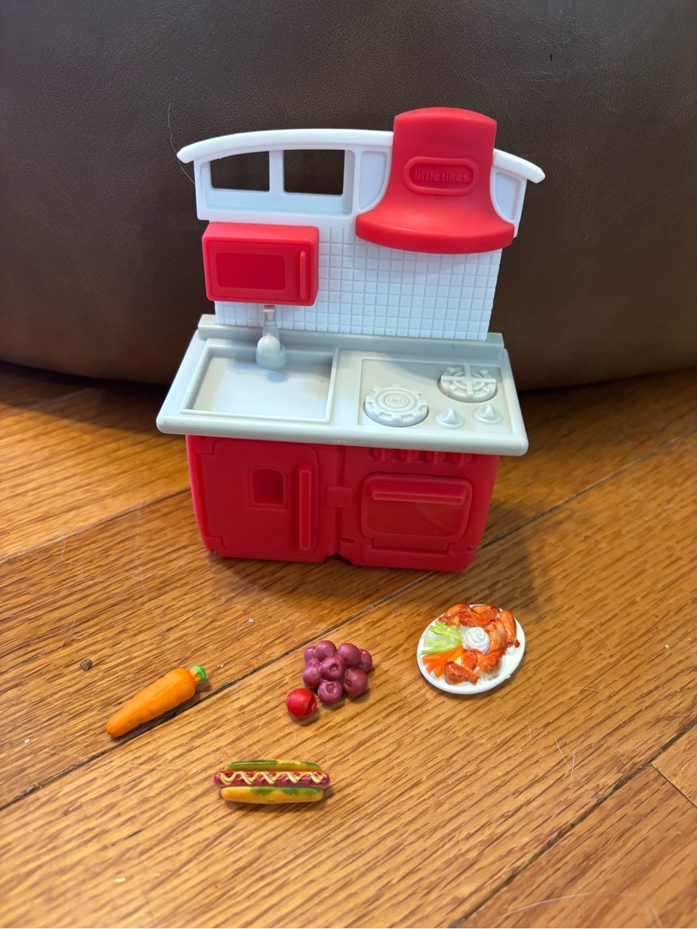 Little Tikes Place Dollhouse Kitchen Sink Stove Combo Red White Replacement 2017